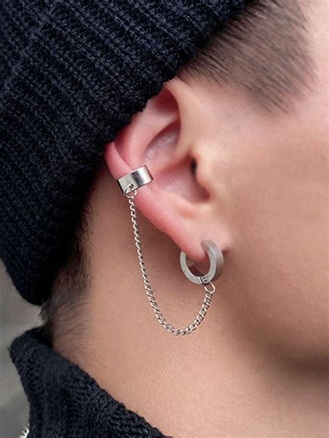 vintage male earrings.